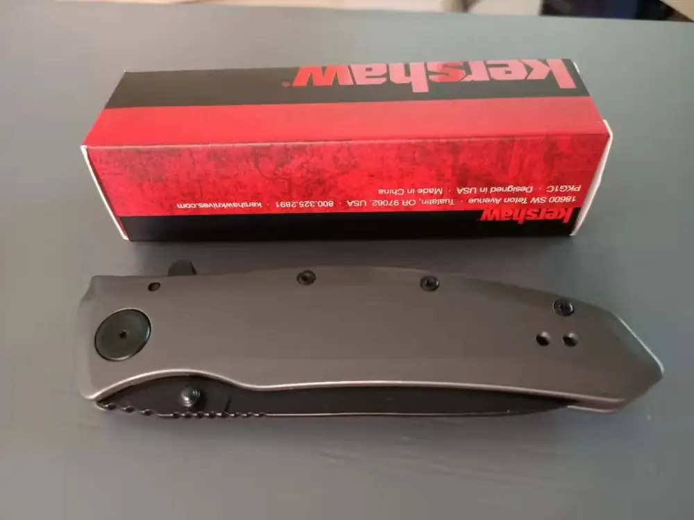 Kershaw 2200 Складные карманные уличные тактические ножи 9cr13mov лезвие полностью стальная ручка для кемпинга нож для выживания фрукты EDC инструменты