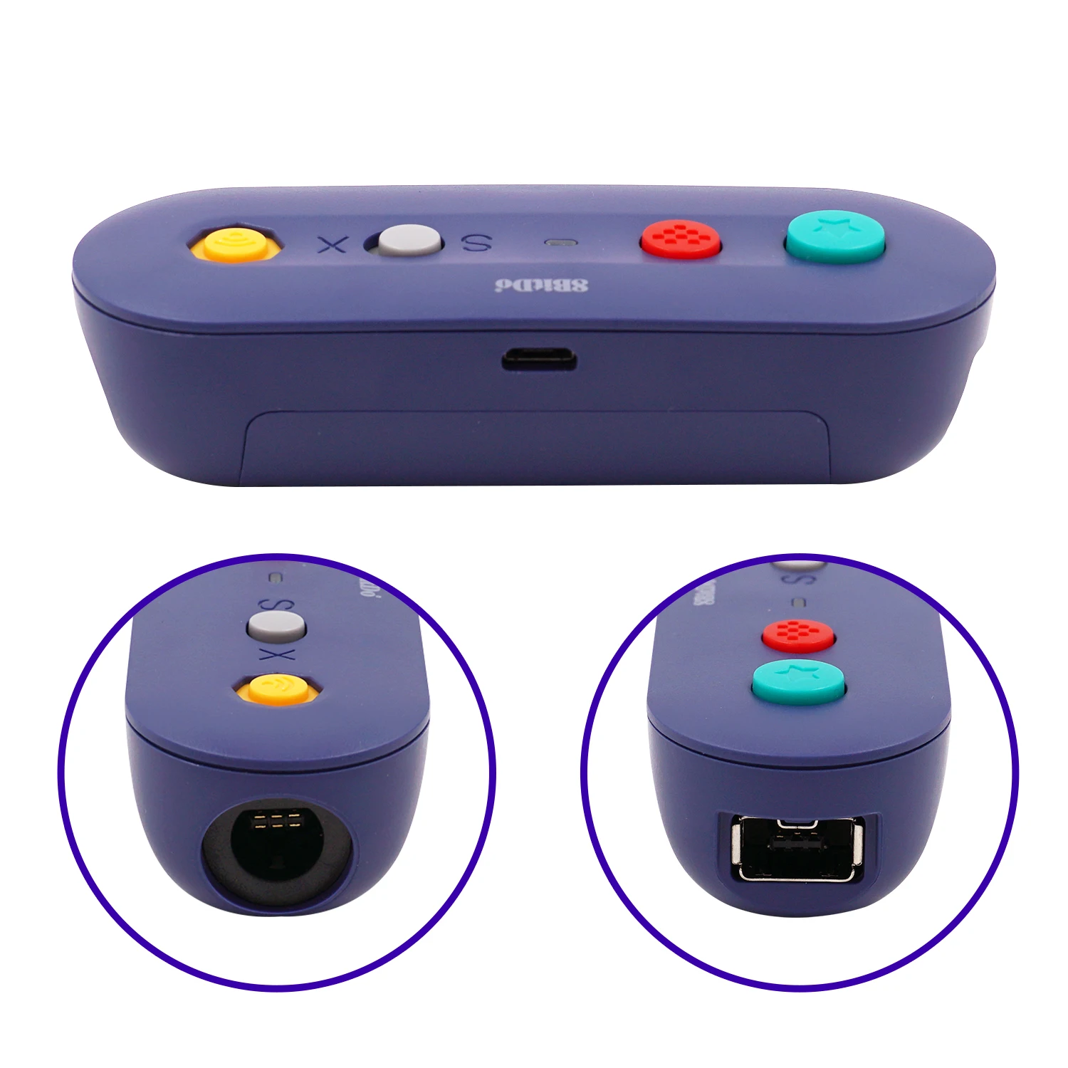 8Bitdo Gbros. Беспроводной адаптер для Nintendo Switch GameCube NES Wii Classic controller|Запасные части| |