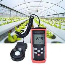 0-100000Lx ручной измеритель блеска фотометр цифровой светильник Люксметр измеритель освещенности фотометр фотодdiode с фильтром объектива