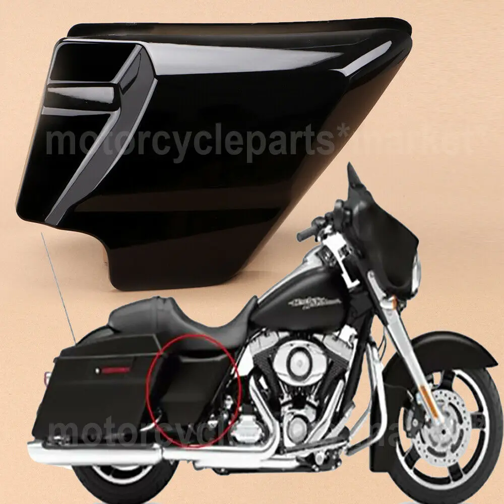 Для Harley 09-18 Touring Road Street Electra Glide Road King FLT FLH ABS боковая панель Левая и правая мотоциклетная яркая черная