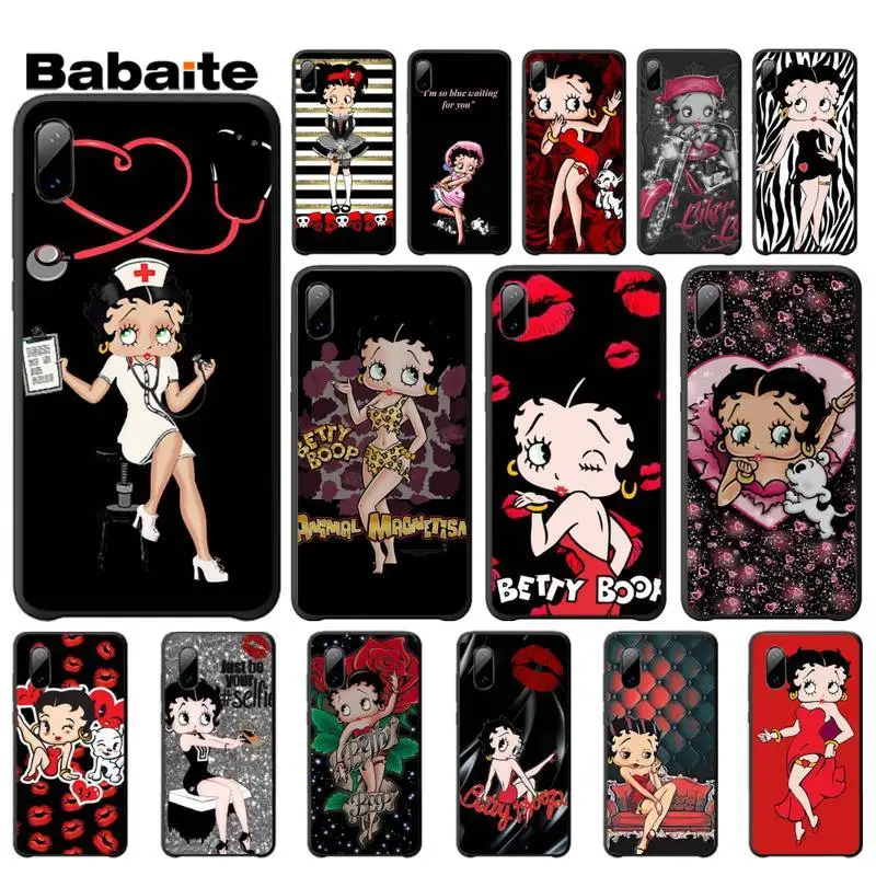 Babaite Betty Boop чехол для Iphone 6 6s 7 8 Plus X Xs Max Xr 11 Pro мобильный телефон аксессуары |