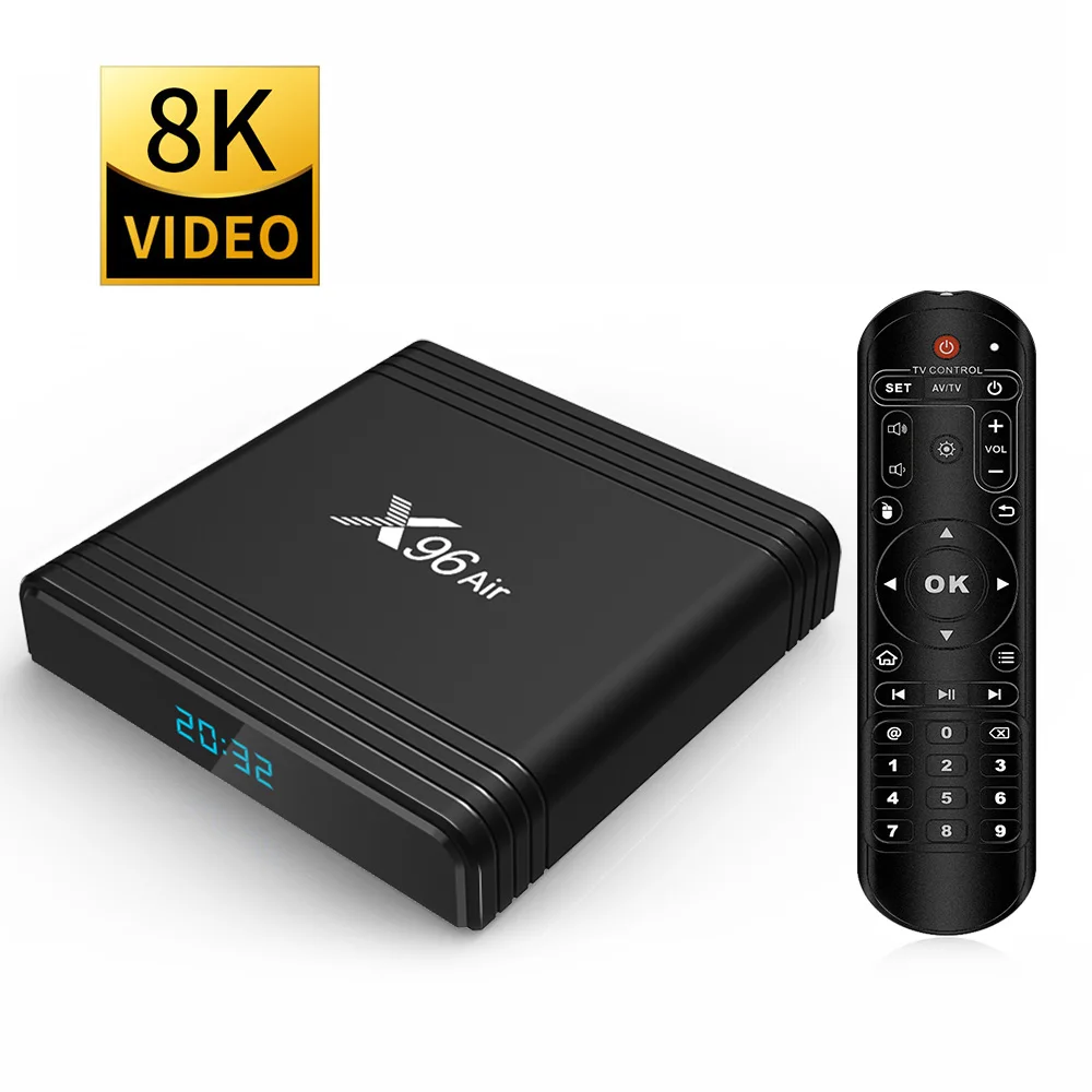 

Amlogic S905X3 Android 9.0 9 TV Box 8K 24 fps Bluetooth DDR4 Media Player Set Top Box