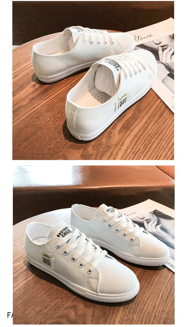 Zapatos mujer Espadrilles; модные классические кроссовки; удобные кроссовки на плоской подошве со шнуровкой; Женская Повседневная парусиновая Вулканизированная обувь; U16-60