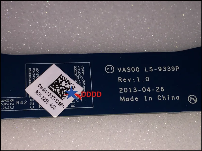 Для Dell M17x R5 USB Ethernet RJ45 LAN гнездовая плата LS-9339P Тесты ОК