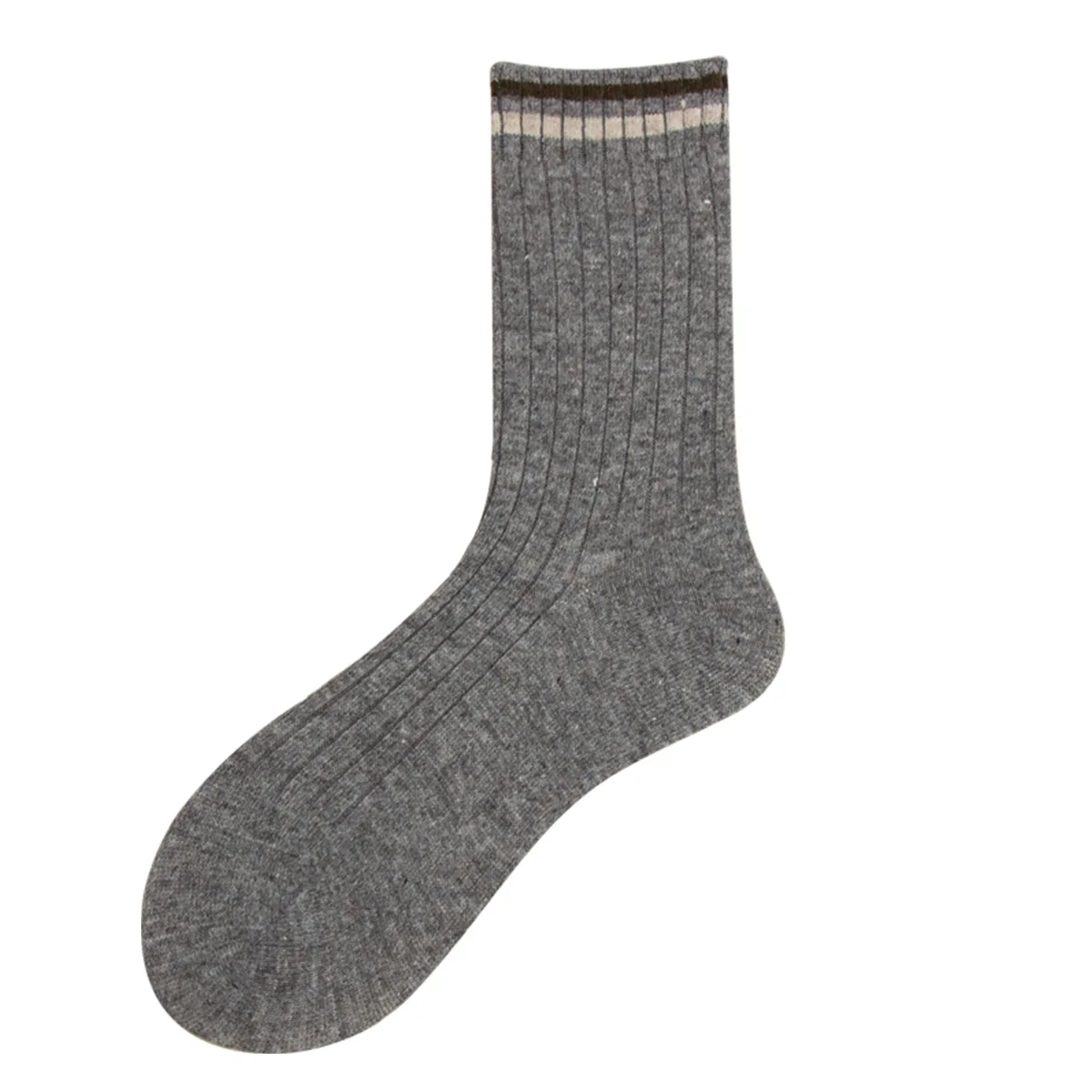 Jeseca, рождественские носки для женщин, зимняя плотная теплая шерсть, носки с мультяшным животным принтом, японские кавайные милые винтажные носки для девочек - Цвет: gray 2