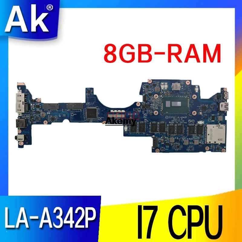 ZIPS3 LA-A342P материнская плата для ноутбука For Lenovo YOGA 12 S1 тест оригинальная 8G-RAM I7-5500U |