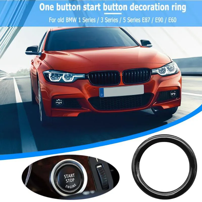 1 шт. 3 см наклейка кнопки запуска и остановки двигателя автомобиля для BMW 5 серии E87