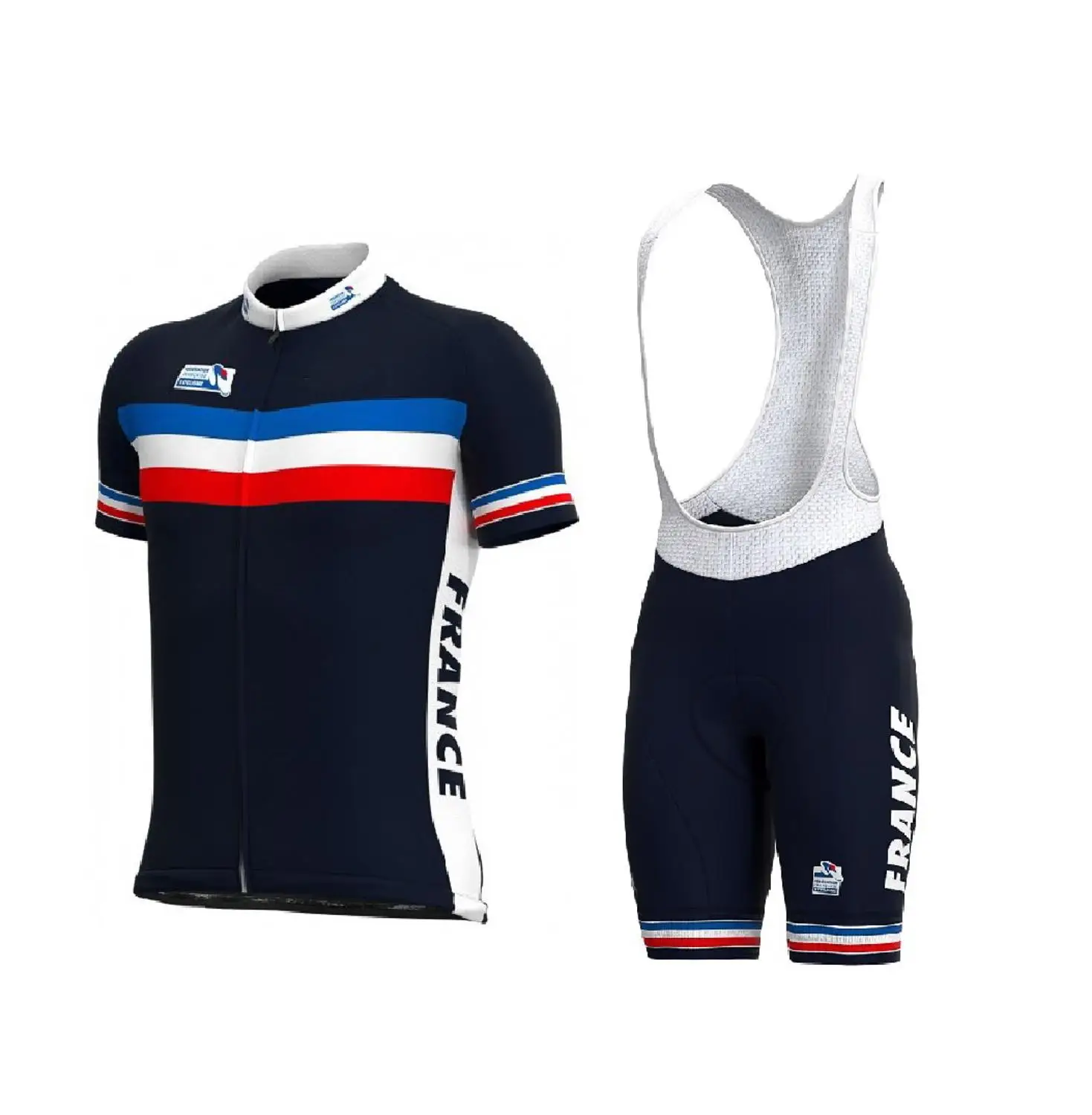 

2021 FRANCE NATIONAL TEAM BLUE Men's Cycling Jersey Short Sleeve Bicycle Clothing With Bib Shorts Quick-Dry Ropa Ciclismo