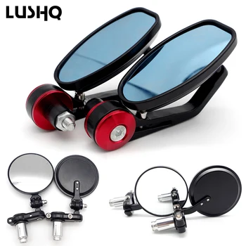 

motorcycle mirror accessories 22mm bar end mirror for bmw c650 sport honda cbr 125r triumph speed triple 1050 ktm sxf bmw k1300r