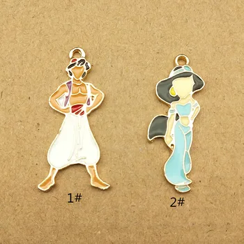 

10pcs enamel cartoon charm for jewelry making and crafting fashion earring pendant bracelet necklace charm