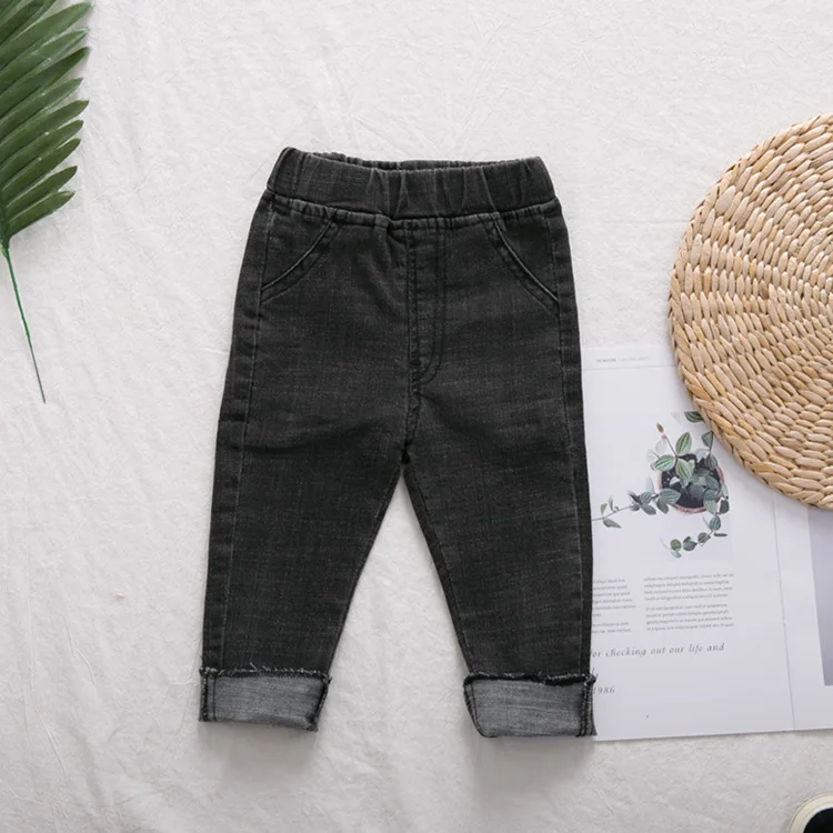 

Crawler Children Spring Jeans Male Baby 2019 New Style Girls Spring Pants KID'S Trousers