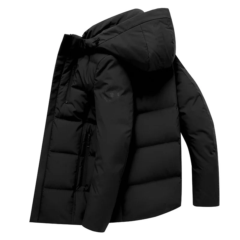 

Big Size Down Jacket Men 2020 Winter Medium Length Money Thicken Keep Warm Can Detachment Lian Cap Coat Spuer