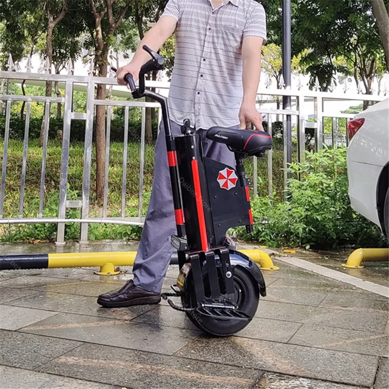 Monociclo elettrico con sedile e maniglia per adulti, scooter autobilancianti, 10 pollici, 1000 W, 60 V, 60 km - immagine 6