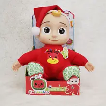 Novo natal música menino cocomelon esmalte boneca internet celebridade boneca de pelúcia jojo