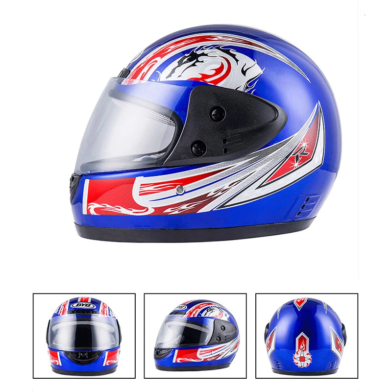 Winter Full Face Motorcycle Helmet Professional Windproof Warm Motorcycle Racing Helmet With Sun Visor
