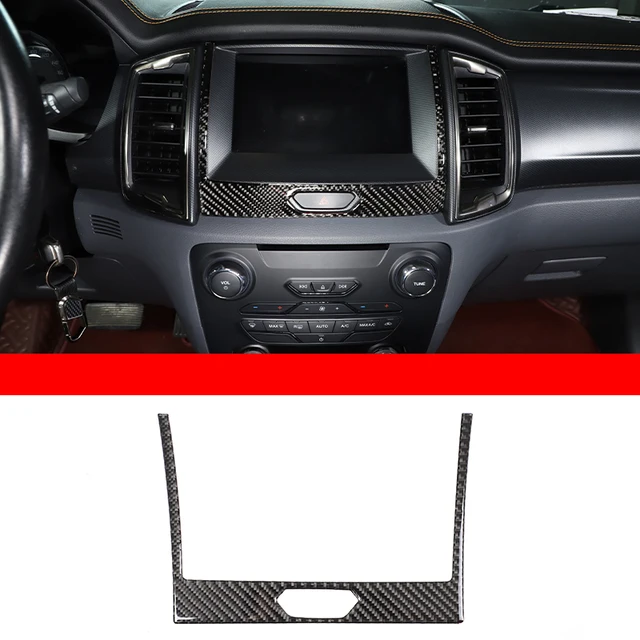 For Ford Ranger Wildtrak 2015-2021 Car Gear Panel Central Control Instrument Decorative Panel Interior Sticker Car Accessories Style 10