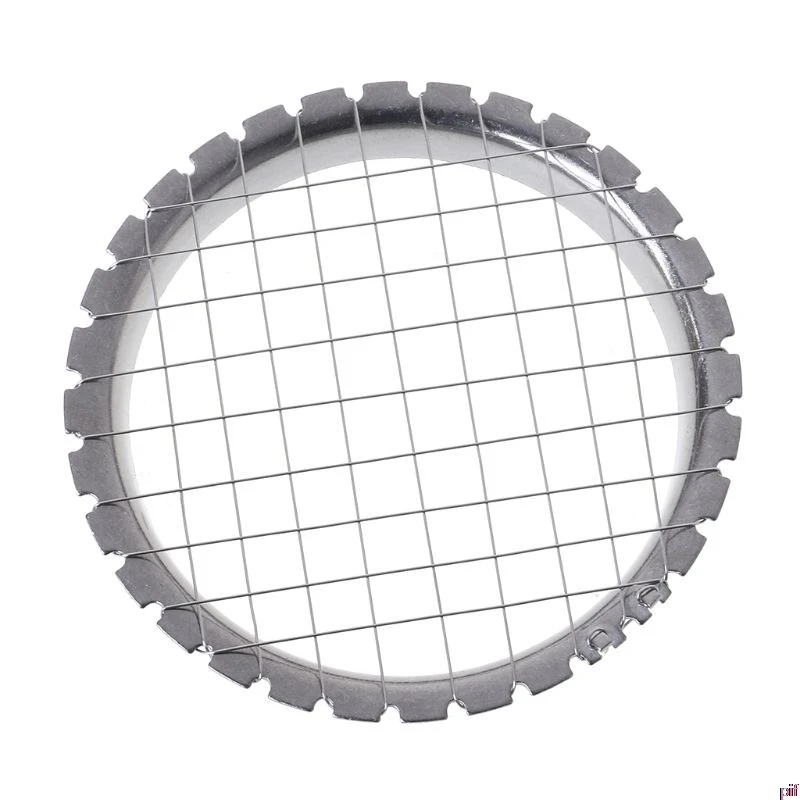 

Stainless Steel Mesh Shape Round Manual Potato Masher Slicer Tool Kitchen Supply