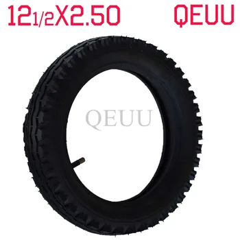 

12 1/2x2.50 Tire fits 49cc Mini Dirt Bike e Scooter Tube Razor Dirt Bike