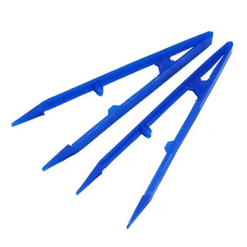 

100 Pcs/pack Disposable Plastic Tweezers Dental Materials Dressings Disinfection Sterile Forceps