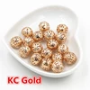 4/6/8/10mm Hollow Ball Flower Beads Metal Charms Bronze /Gold Color /Silver Color Filigree Spacer Beads For Jewelry Making ► Photo 3/6