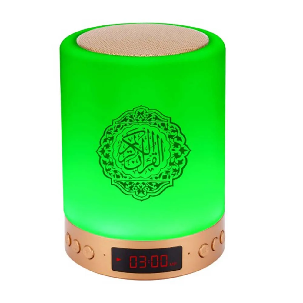 Quran Colorful Touch Lamp Portable Remote Control Bluetooth Speaker Light LED Muslim Wireless Bluetooth  Night Light 3