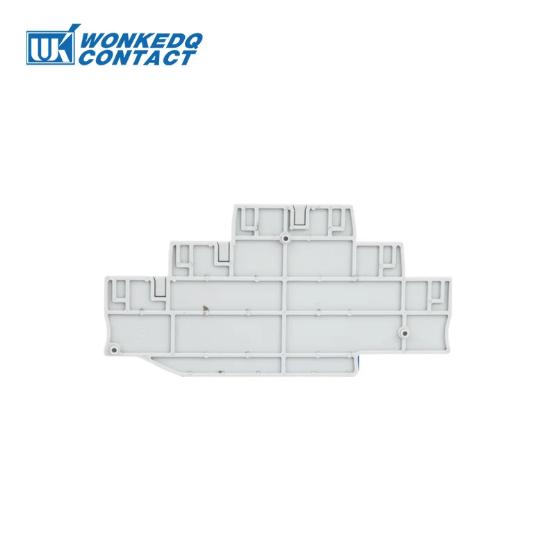 1Pc D-PT2.5-3L End Barrier Plate PT 2.5-3L Plug Wire Electrical Connector Din Rail Terminal Block Accessories End Cover din rail terminal block