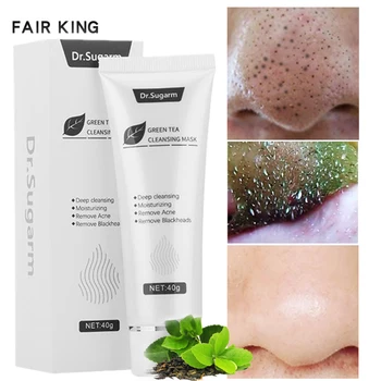 

40g Green Tea Blackhead Mask Skin Care Remove Acne Nose Deep Cleansing Pore Strip Moisturizing Peel Mask Makeup Nutrition TSLM2