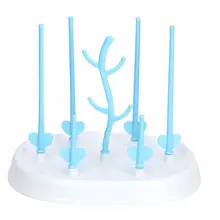 Сушилка для детских бутылочек Съемная форма ветки дерева Антибактериальная сушилка для детских бутылочек детская соска подстаканник для кормления