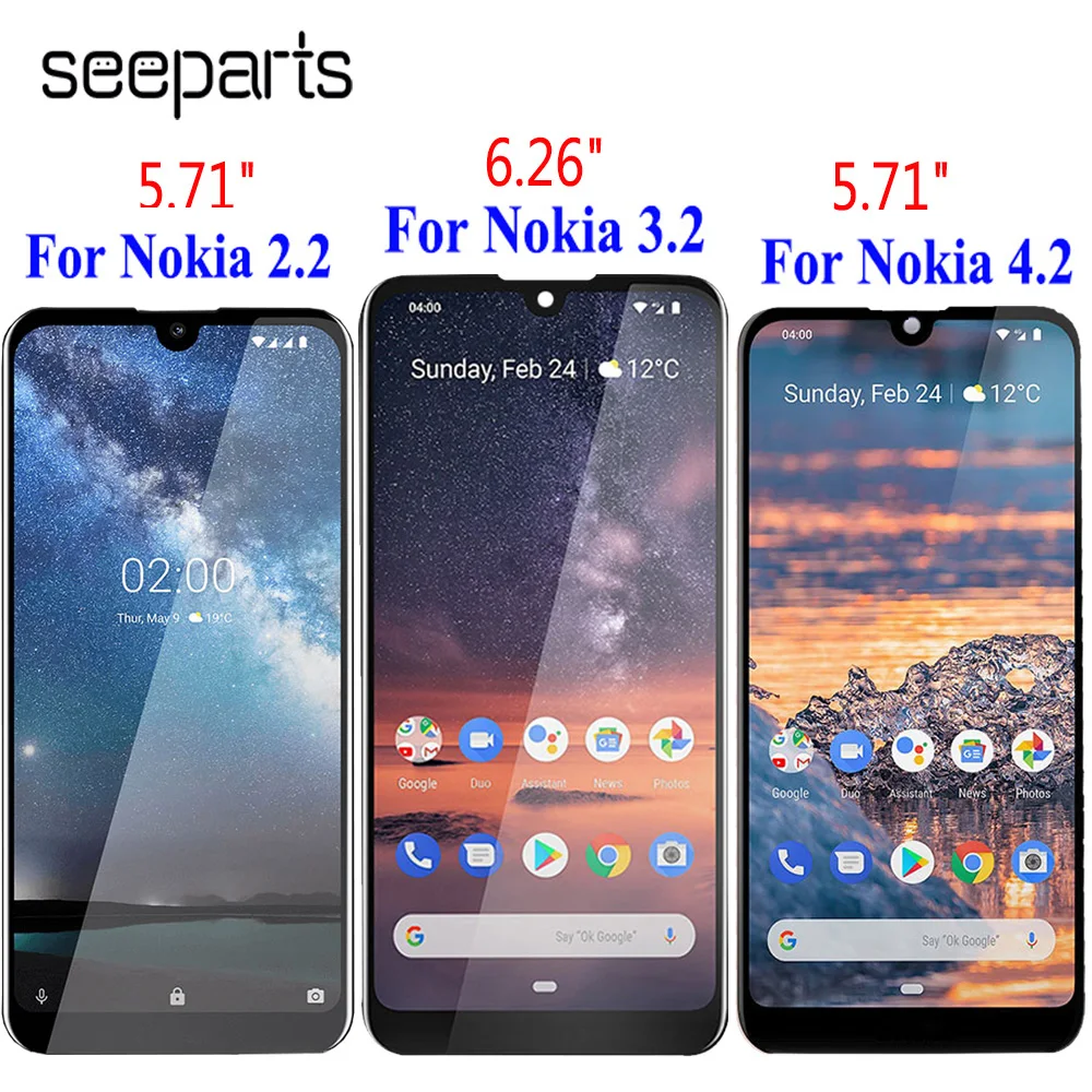 100% протестированный для Nokia 4 2 ЖК дисплей кодирующий преобразователь сенсорного