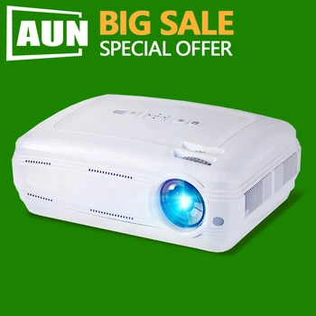 

BIG SALE Smart LED Projector, Android 7.0 Beamer. Built-in WIFI,Bluetooth, Support 4K Video proyector Full HD 1080P AKEY2 LED TV