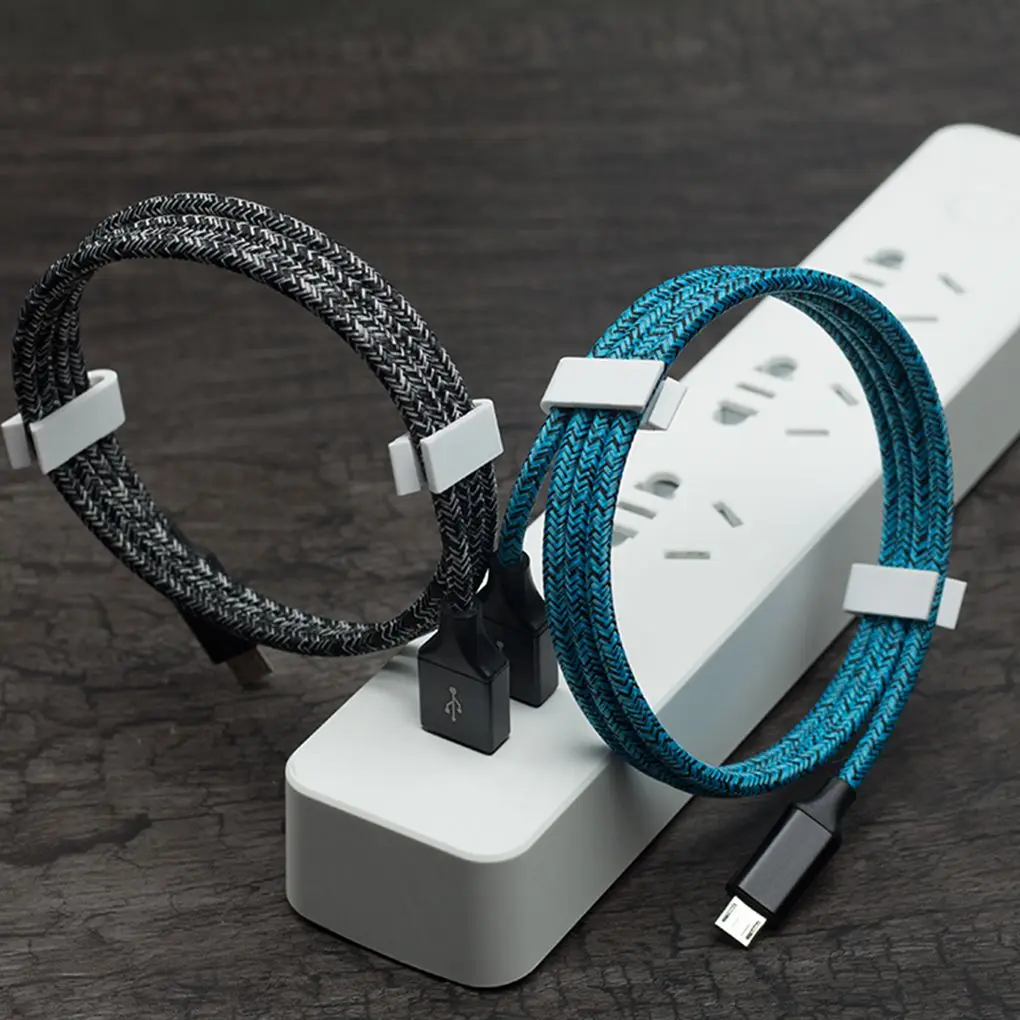 

Compatible with Android phone Woven Data Transfer USB Charging Line 480 Mbps TPE Phone Charge Cable