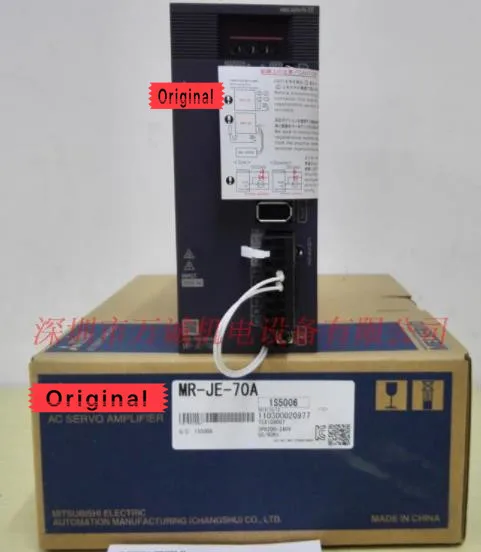 Усилитель сервопривода MR-JE-40A MR-JE-100A 6.0A 4.77NM 2000 об/мин MR-J2S-100A 220VAC 1KW