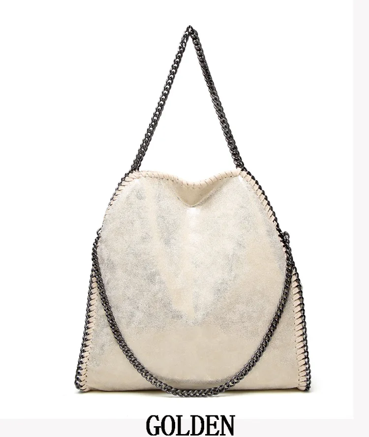 2021 FIRMRANCH New Frosted Material Handbag Chain Woven Foldable Fashion Shoulder Women Multi-Funcation Bag Steady Quality Big