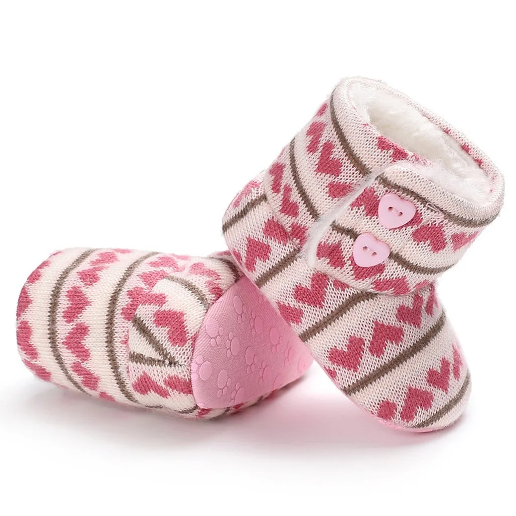 Детская обувь для малышей; Милая зимняя повседневная теплая обувь для маленьких девочек; Schoenen Scarpe Neonato