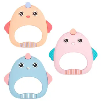 

New Creative Baby Teether Chew Children Care Appease Molars Infant Animal Silicone Tooth Gel Toys Maternal and Child Supplies