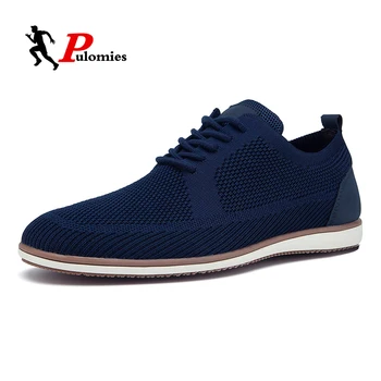 

Men Summer Knit Casual Shoes Breathable Lightweight Knit Casual Shoes For Men Tennis Walking Sneakers High Quality Sock Sneaker