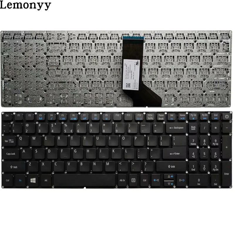 США клавиатура для ноутбука ACER Aspire E15 E5-576 E5-576G E5-576G-5762 E5-576G US клавиатура