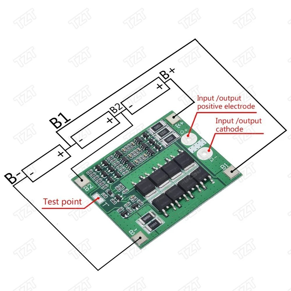 3S 25A Li-Ion 18650 BMS PCM плата защиты батареи BMS PCM с балансом для литий-ионного Lipo батареи модуль сотового блока DIY