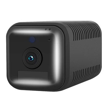 

G18 1080P Full HD Rechargeable Battery PIR Alarm WiFi IP Camera with Two Way o Black