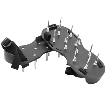 

Lawn Aerating Spiked Shoes Grass Aerator Sandals Adjustable Straps Garden Grass Scarifier Ground Spike Tool Grass Spike Shoes