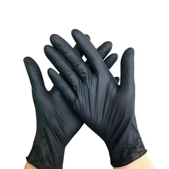 

100PCS Disposable Gloves Nitrile Rubber Medical/Kitchen/Work Gloves Protection Waterproof Universal For Left and Right Hand