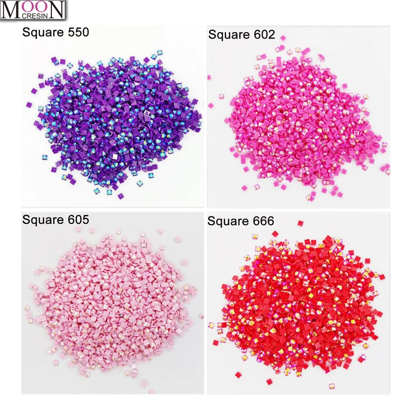 AB Stone Square Drill Diamond Painting Square AB Diamond Resin  Electroplating Mosaic Gift Making Diamond Painting-Square Diamond