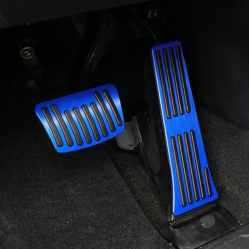 Car Pedals Pad Covers Hyundai Tucson NX4 Accelerator Fuel Brake Footrest Pedal Plate Cover Accessories