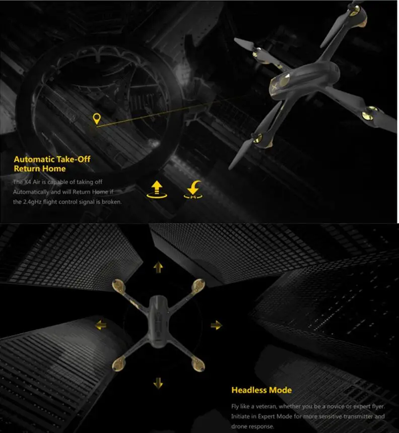 Hubsan X4 AIR H501A wifi FPV с камерой 1080P HD gps Waypoint бесщеточный Радиоуправляемый Дрон Квадрокоптер RTF модели дистанционного управления