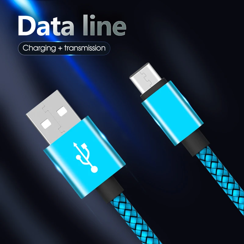 

Type-C USB Cable 2.1A Nylon Braided Wire Fast Charging USB Data Cable for Samsung Galaxy Tablet Android Mobile Phone USB Cord