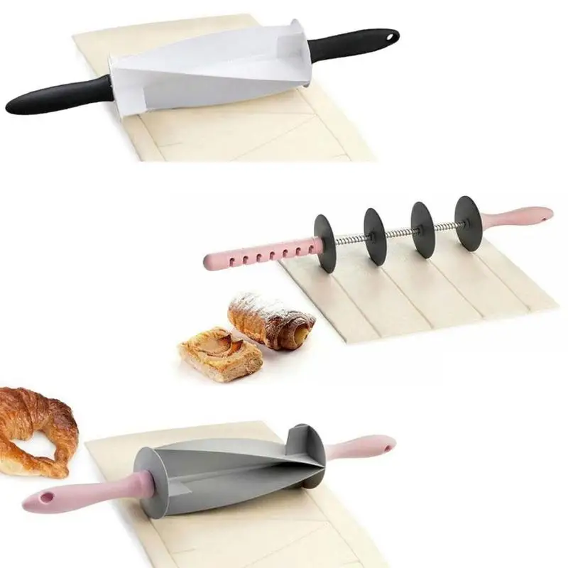 DIY круассан Скалка антипригарный торт тесто ролик запеченные круассан Кондитерские инструменты для выпечки лапша печенье, фондан, пирог