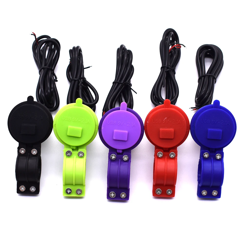DC 12 V 24 зарядных порта USB для автомобиля Зарядное устройство мотоцикл с