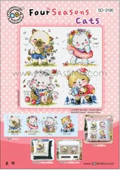 

HH Counted Cross Stitch Kit Fan blowing a fan Handmade Needlework For Embroidery 14ct Cross Stitch SODA 3195
