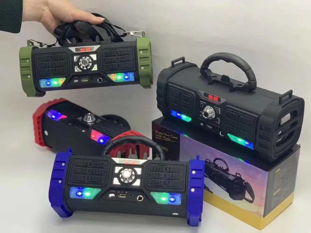 LED Bluetooth динамик портативные колонки для компьютера супер бас стерео сабвуфер с AUX