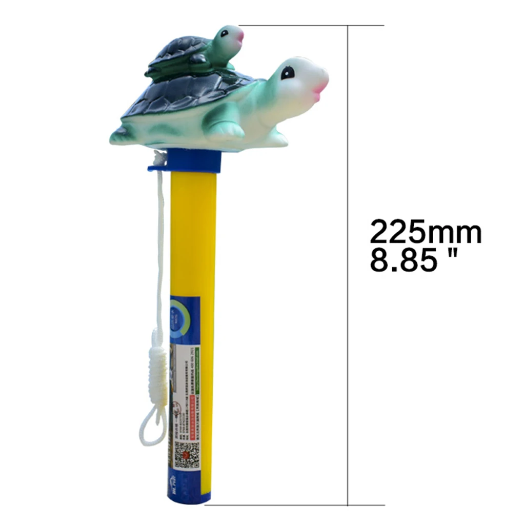 Swimming Pool Thermometer Floating Swimming Water Temperature with Rope for Water Sports Swimming Diving